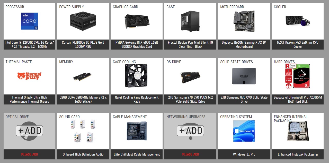 Chillblast PC builder
