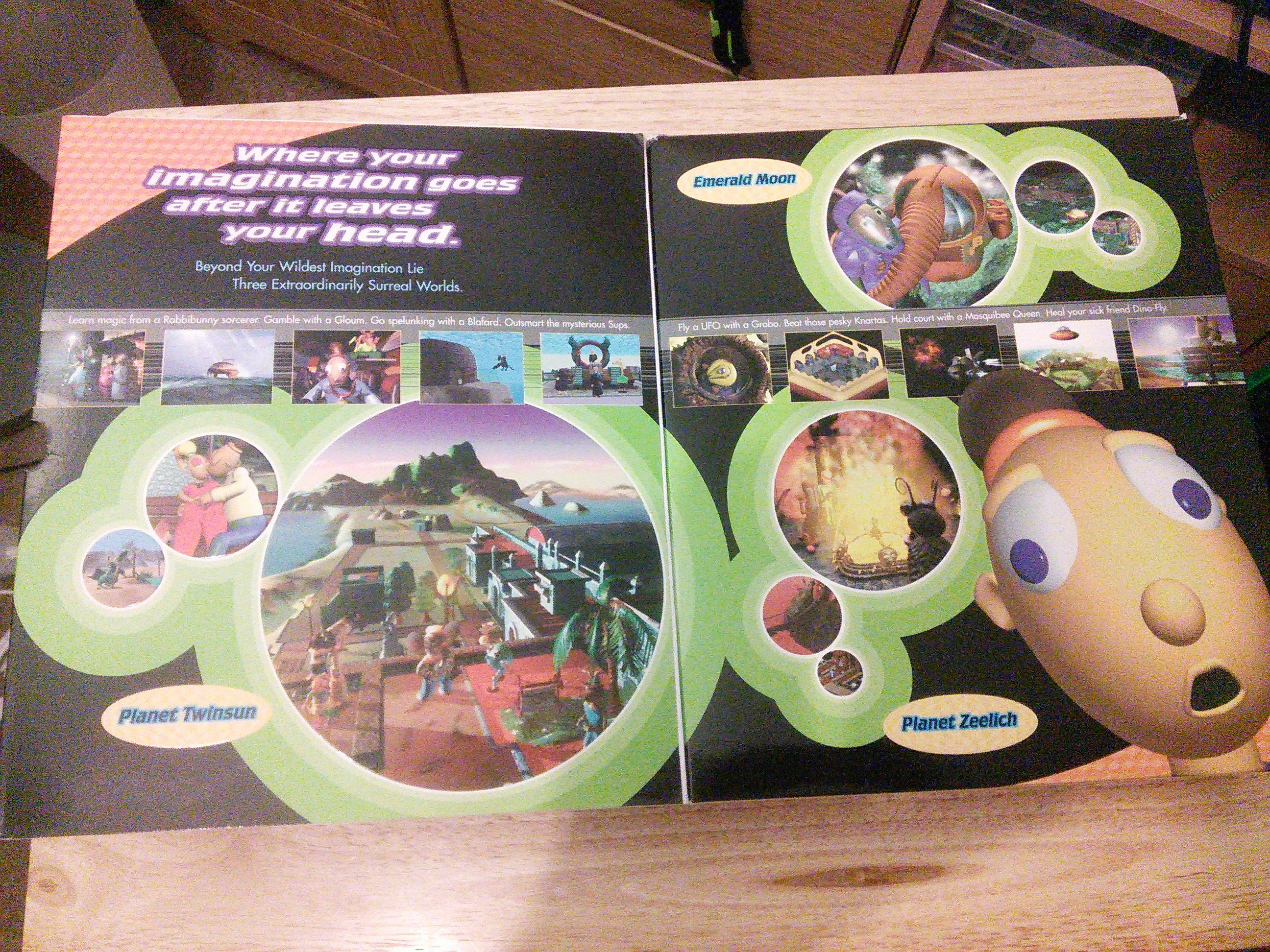 Twinsen's Odyssey box inside cover