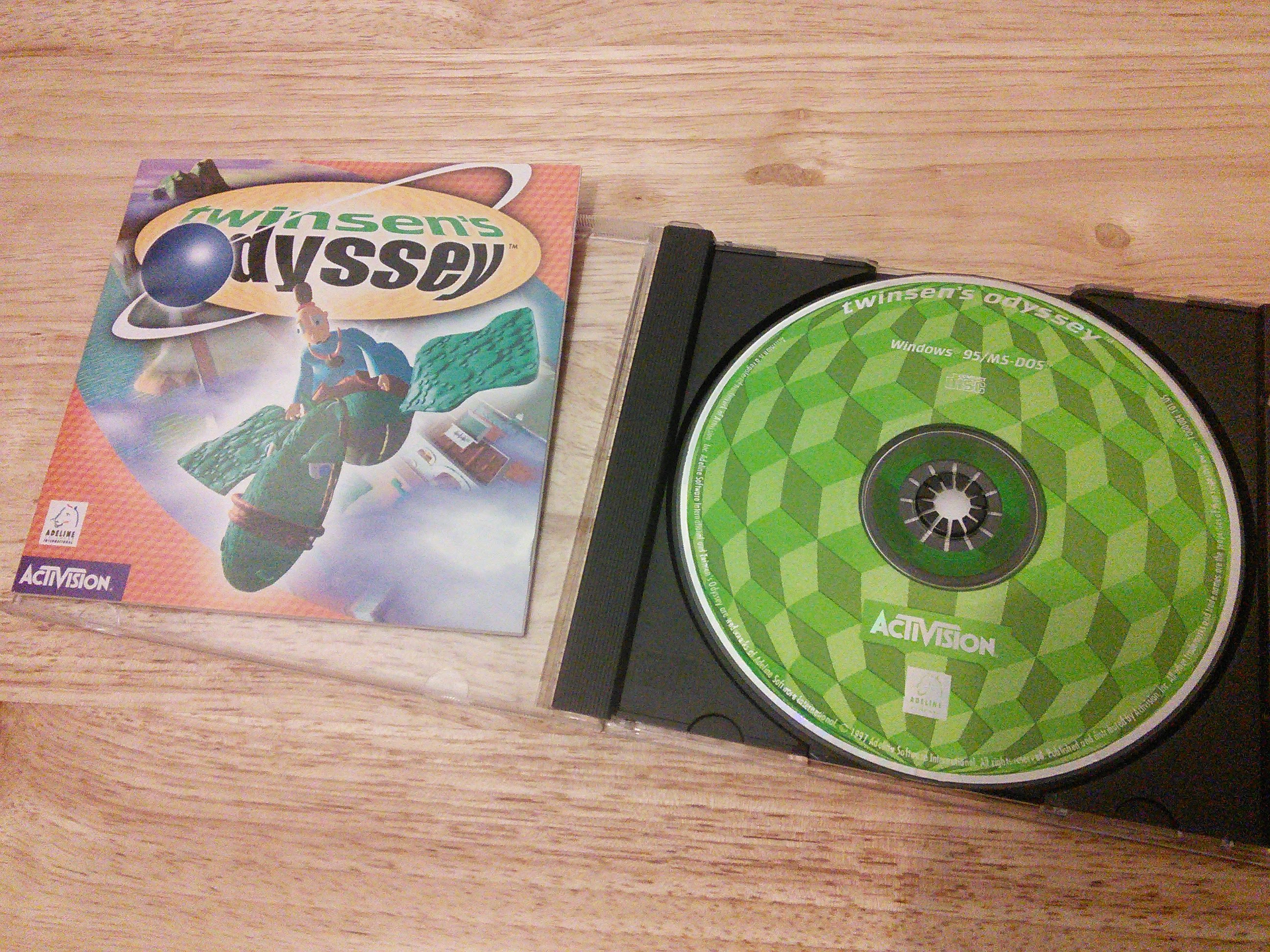 Twinsen's Odyssey manual & CD-ROM